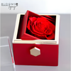 Eternal Rose Box W/ Necklace & Real Rose